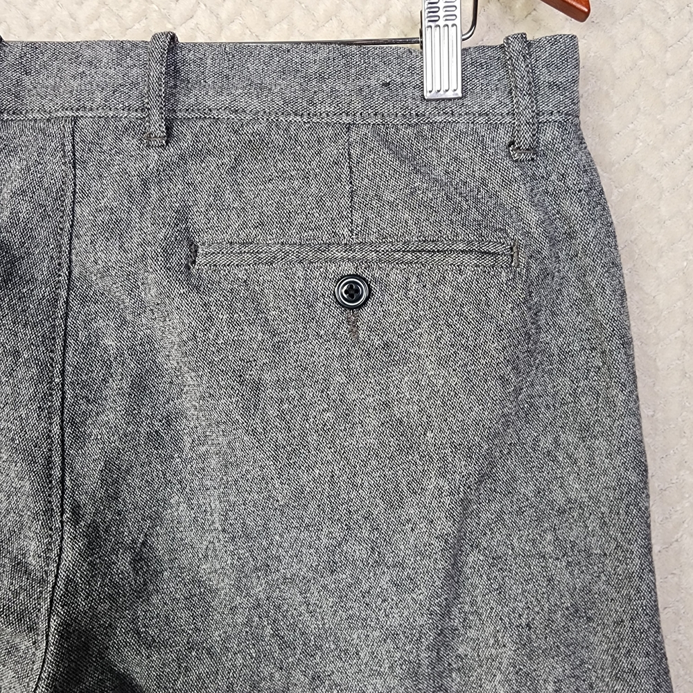 J Crew Stretch Gray Cotton Pants Mens 32x34